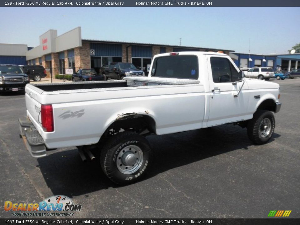 Colonial White 1997 Ford F350 XL Regular Cab 4x4 Photo #18