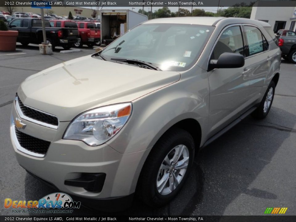 Front 3/4 View of 2012 Chevrolet Equinox LS AWD Photo #3