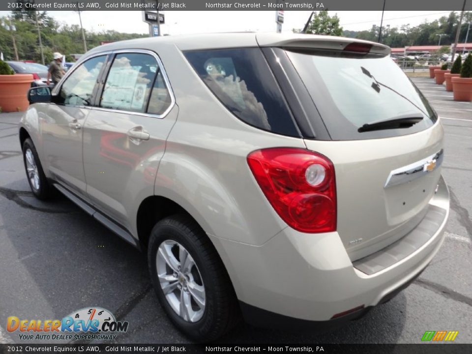 Gold Mist Metallic 2012 Chevrolet Equinox LS AWD Photo #5