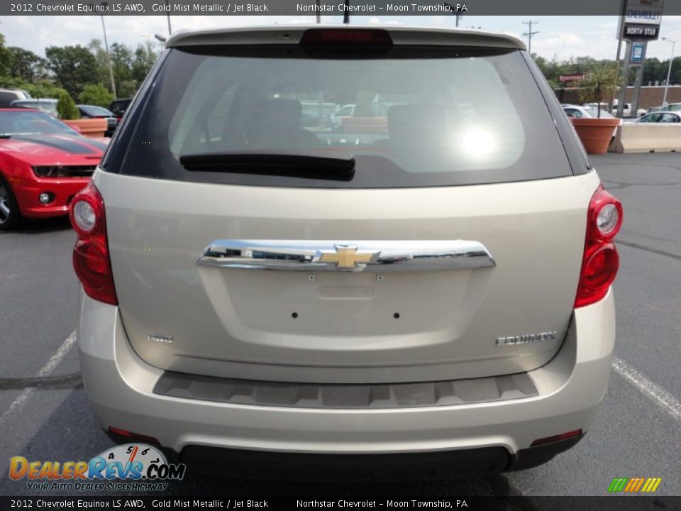 2012 Chevrolet Equinox LS AWD Gold Mist Metallic / Jet Black Photo #6