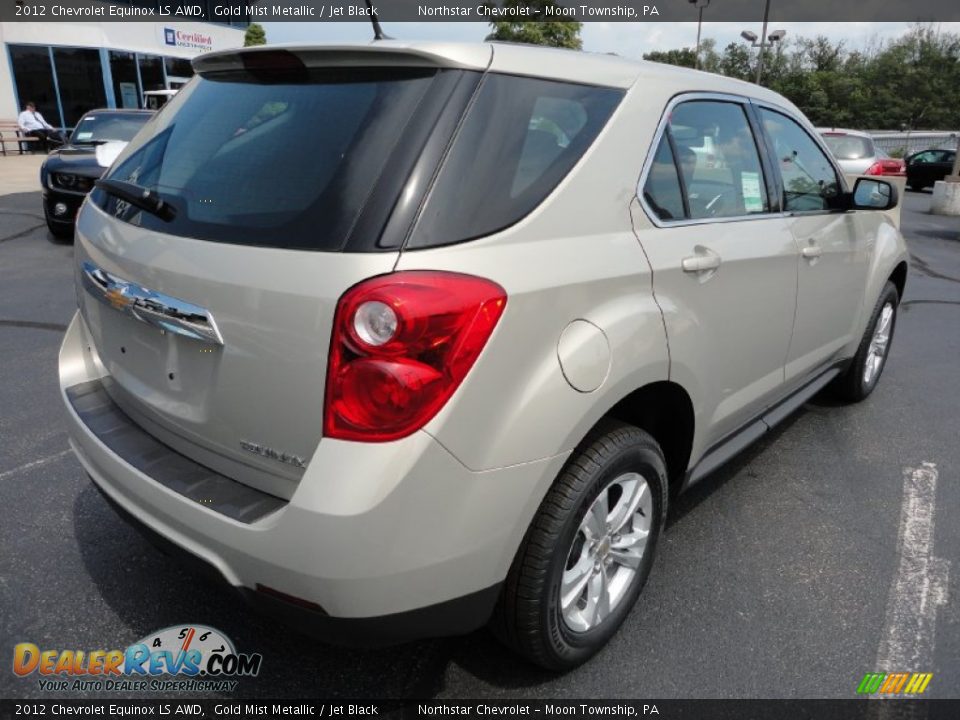 Gold Mist Metallic 2012 Chevrolet Equinox LS AWD Photo #7
