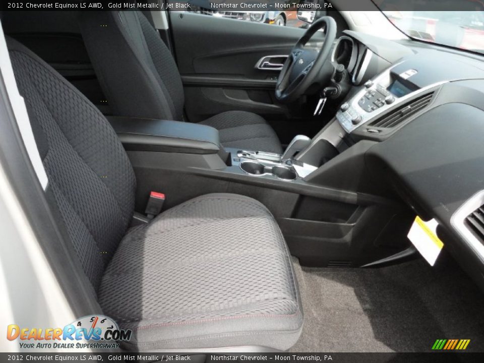 Jet Black Interior - 2012 Chevrolet Equinox LS AWD Photo #16