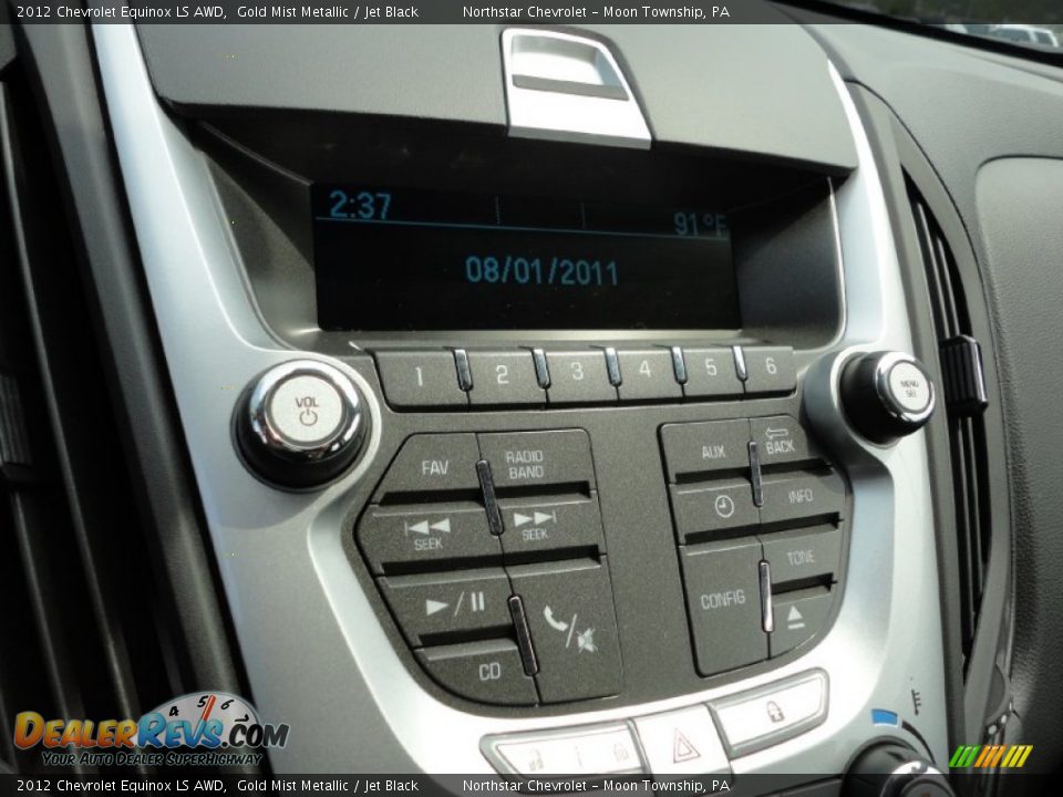 Controls of 2012 Chevrolet Equinox LS AWD Photo #18