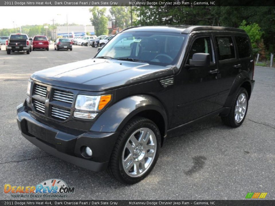 2011 Dodge Nitro Heat 4x4 Dark Charcoal Pearl / Dark Slate Gray Photo #1