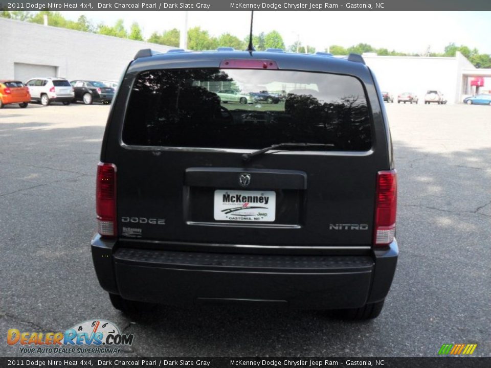 2011 Dodge Nitro Heat 4x4 Dark Charcoal Pearl / Dark Slate Gray Photo #3