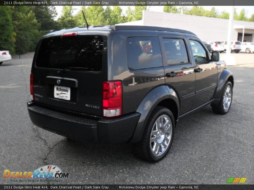 2011 Dodge Nitro Heat 4x4 Dark Charcoal Pearl / Dark Slate Gray Photo #4