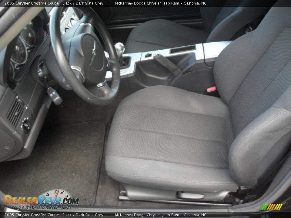 Dark Slate Grey Interior - 2005 Chrysler Crossfire Coupe Photo #7