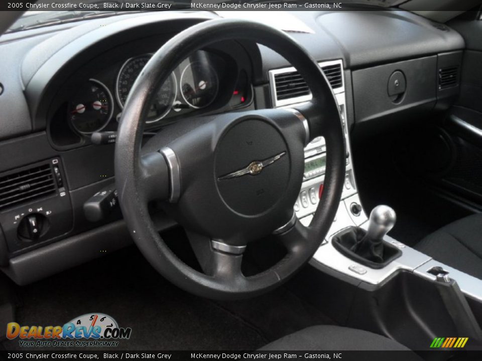 Dark Slate Grey Interior - 2005 Chrysler Crossfire Coupe Photo #23