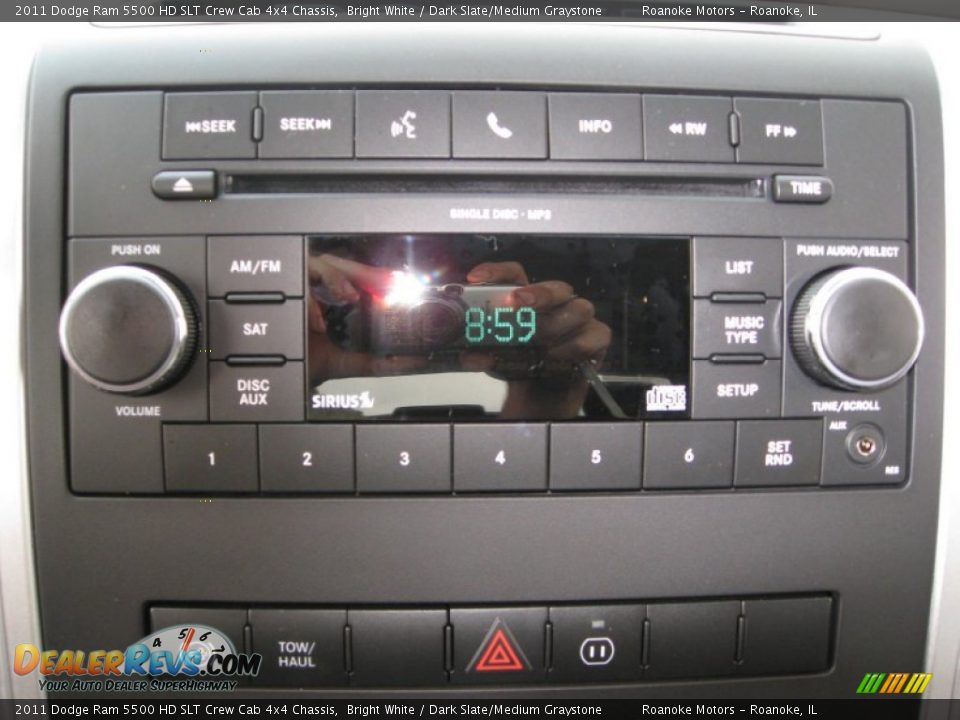 Controls of 2011 Dodge Ram 5500 HD SLT Crew Cab 4x4 Chassis Photo #21