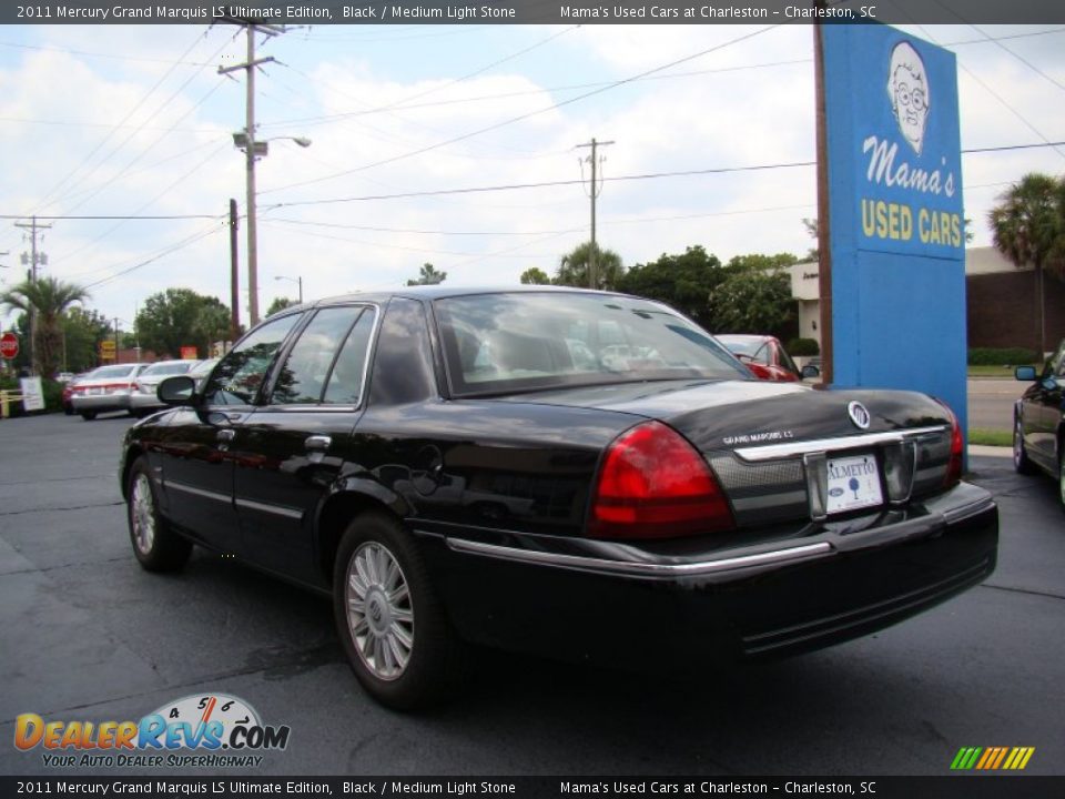 2011 Mercury Grand Marquis LS Ultimate Edition Black / Medium Light Stone Photo #6