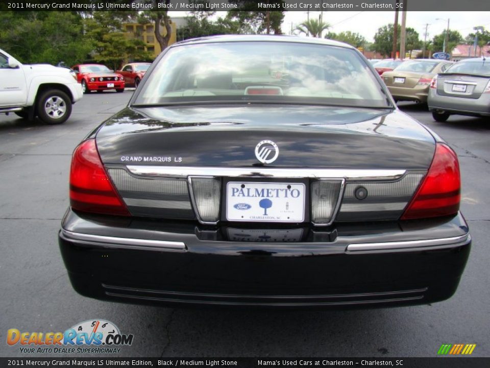 2011 Mercury Grand Marquis LS Ultimate Edition Black / Medium Light Stone Photo #7