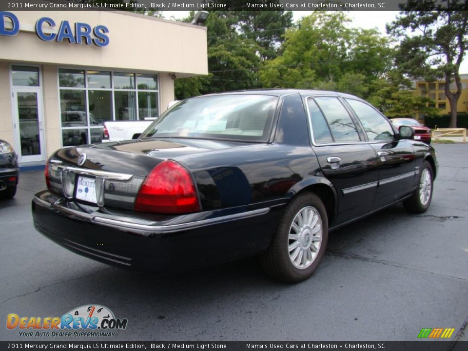 2011 Mercury Grand Marquis LS Ultimate Edition Black / Medium Light Stone Photo #8