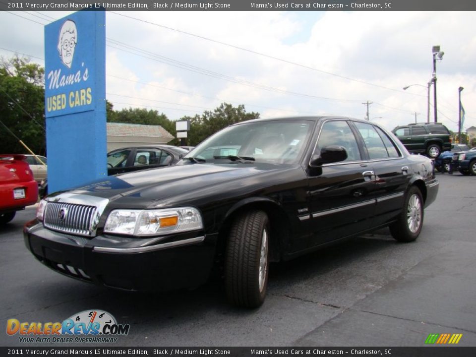 2011 Mercury Grand Marquis LS Ultimate Edition Black / Medium Light Stone Photo #29