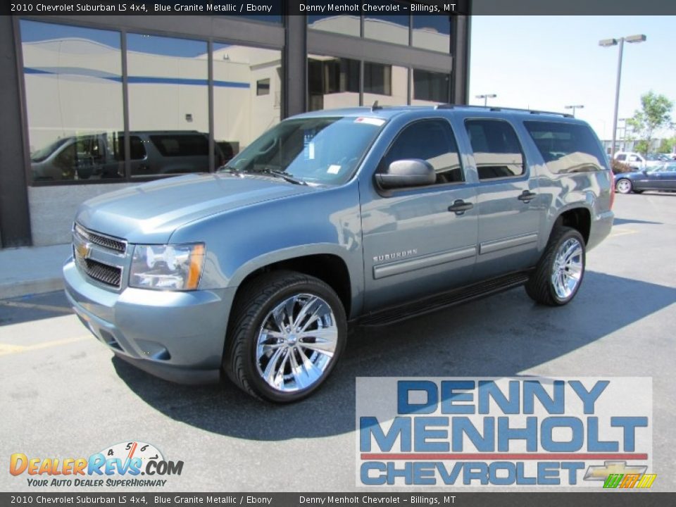 2010 Chevrolet Suburban LS 4x4 Blue Granite Metallic / Ebony Photo #1