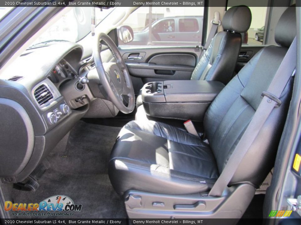 Ebony Interior - 2010 Chevrolet Suburban LS 4x4 Photo #3