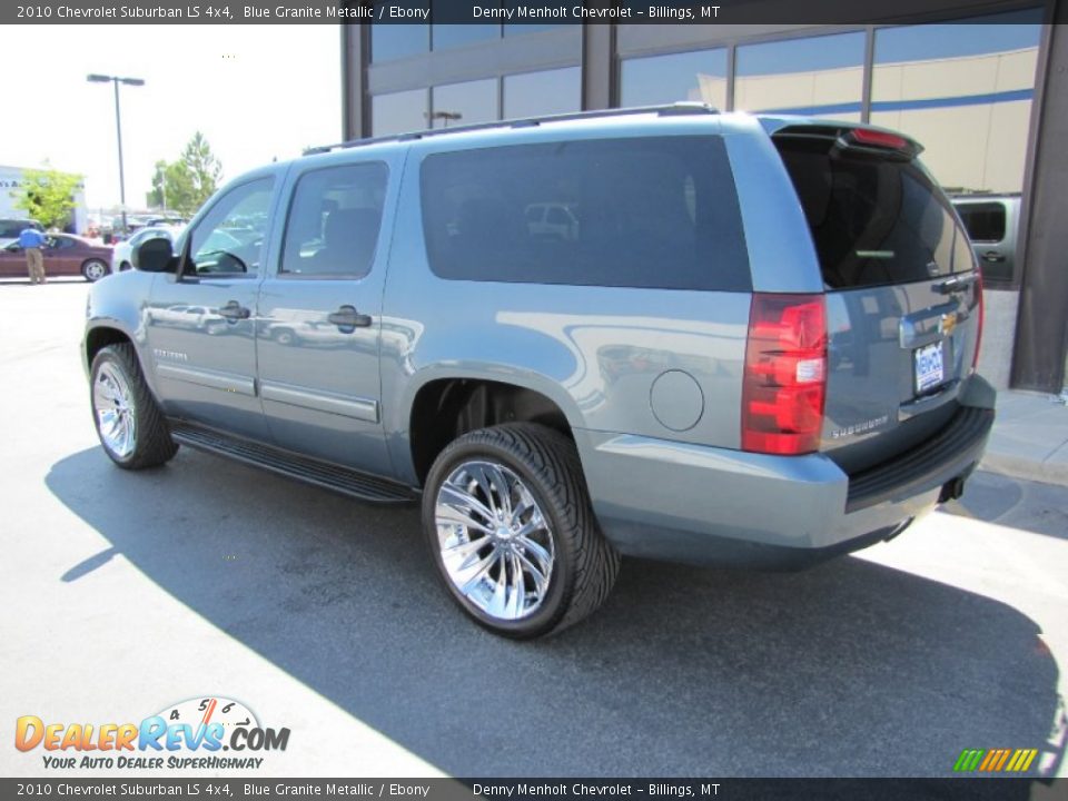 2010 Chevrolet Suburban LS 4x4 Blue Granite Metallic / Ebony Photo #36