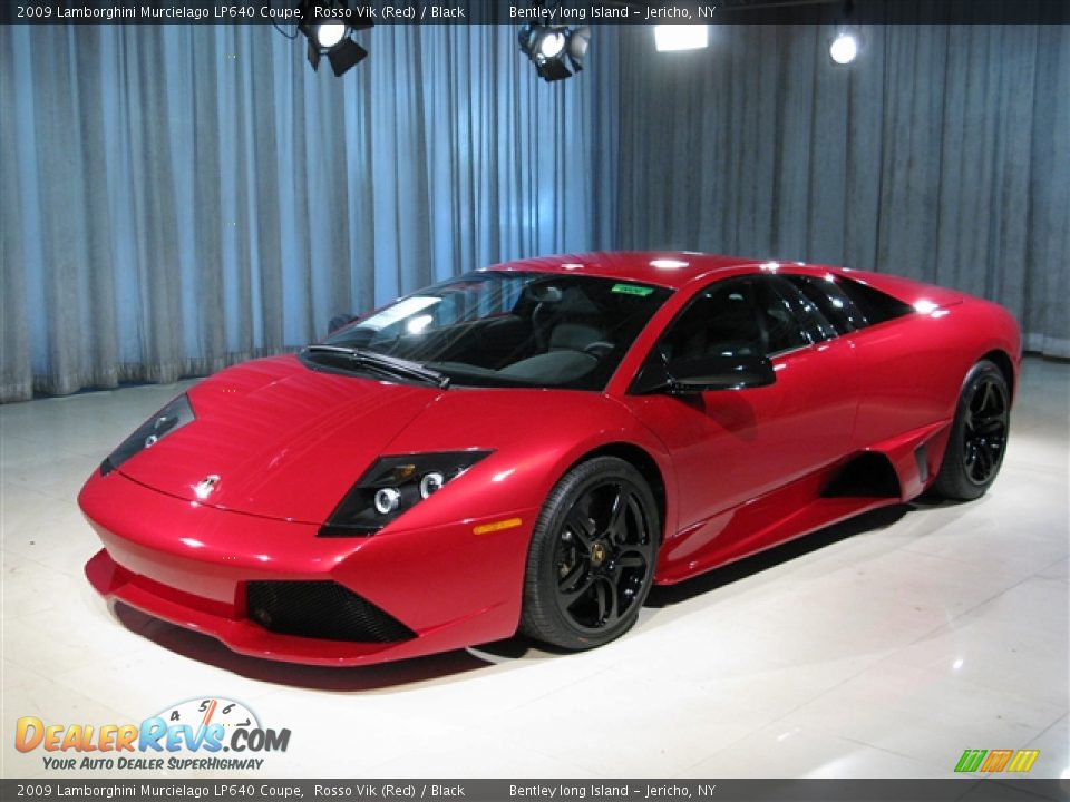 2009 Lamborghini Murcielago LP640 Coupe Rosso Vik (Red) / Black Photo #1