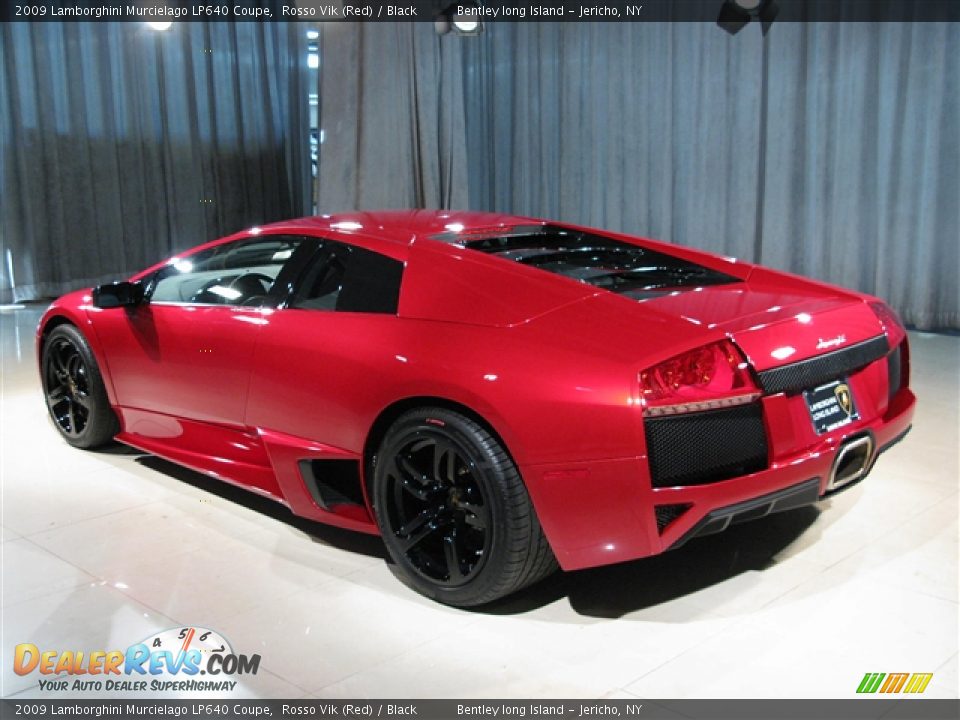 2009 Lamborghini Murcielago LP640 Coupe Rosso Vik (Red) / Black Photo #2