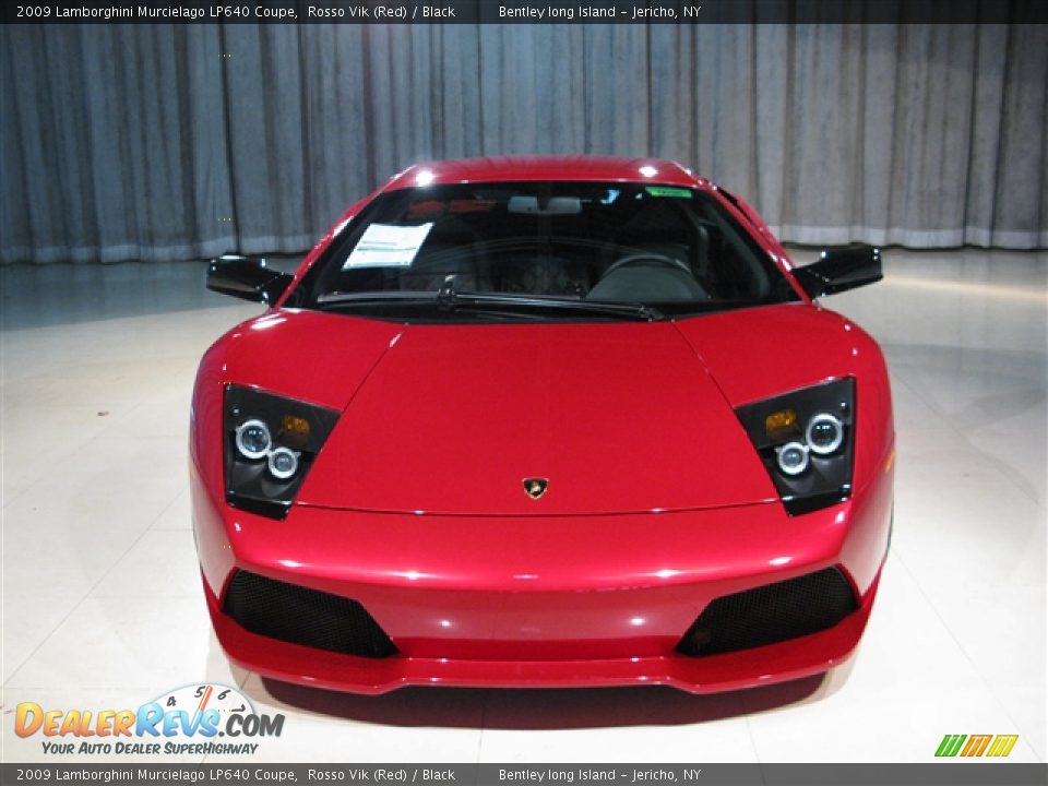 2009 Lamborghini Murcielago LP640 Coupe Rosso Vik (Red) / Black Photo #4