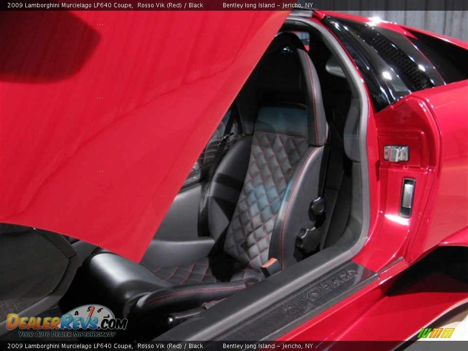 2009 Lamborghini Murcielago LP640 Coupe Rosso Vik (Red) / Black Photo #5