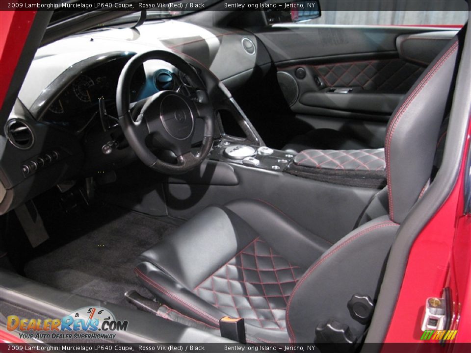 Black Interior - 2009 Lamborghini Murcielago LP640 Coupe Photo #6