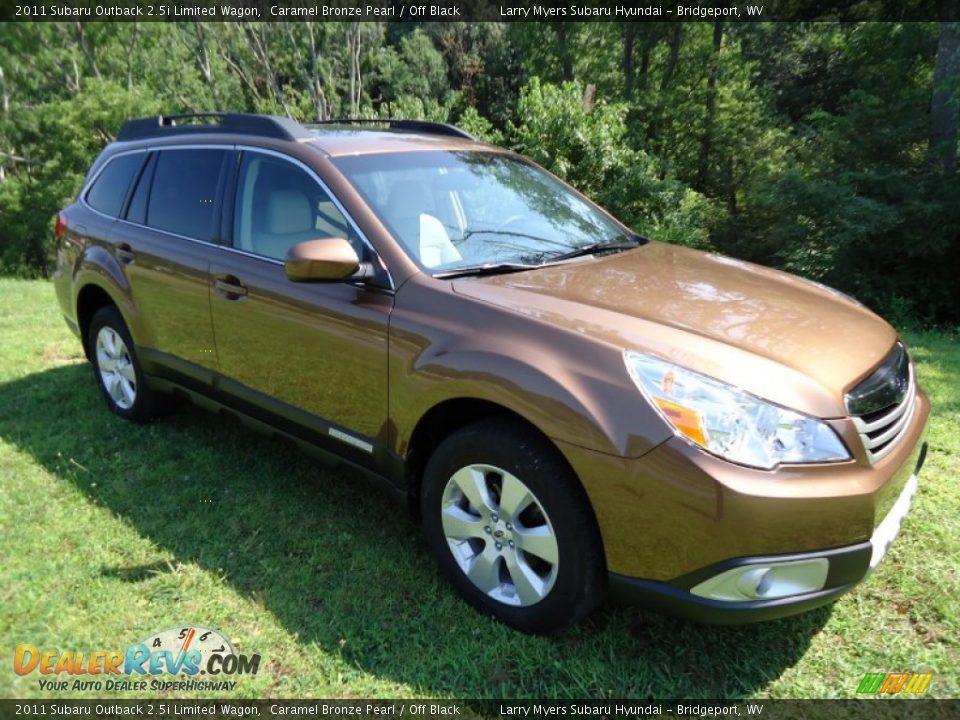 2011 Subaru Outback 2.5i Limited Wagon Caramel Bronze Pearl / Off Black Photo #1