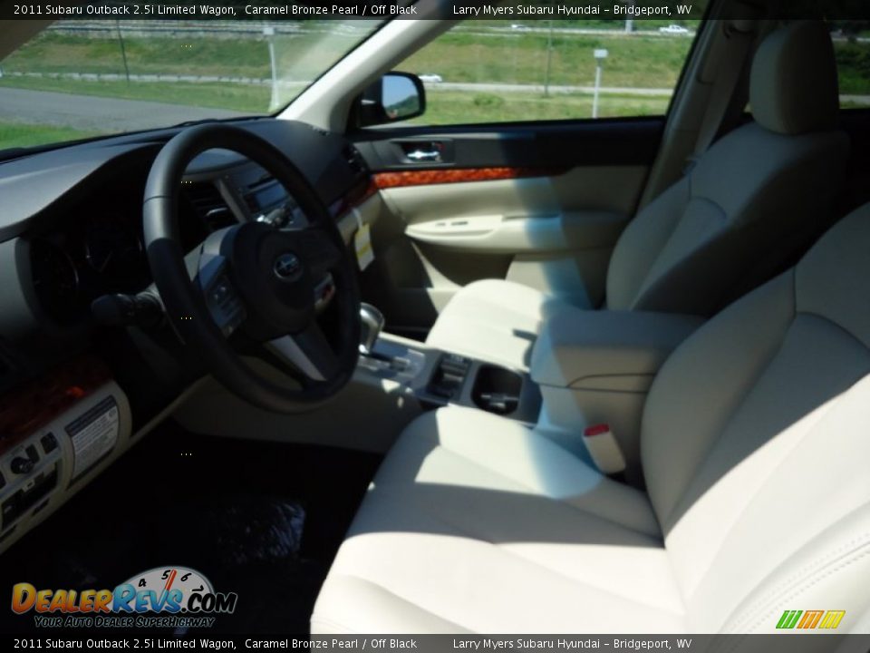 2011 Subaru Outback 2.5i Limited Wagon Caramel Bronze Pearl / Off Black Photo #14