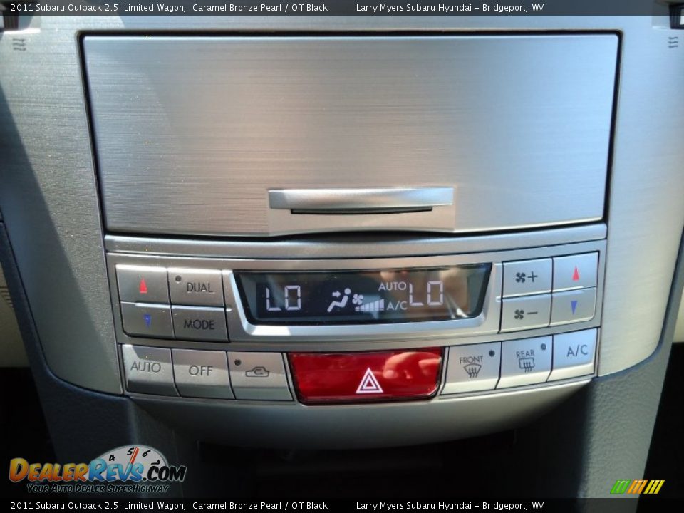 Controls of 2011 Subaru Outback 2.5i Limited Wagon Photo #19