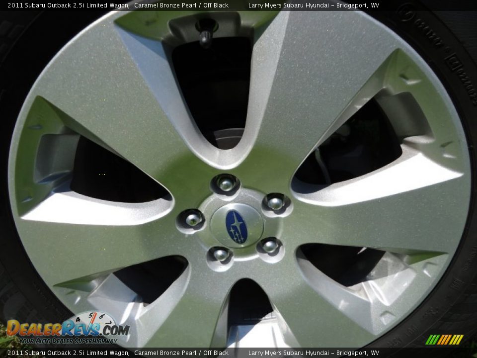 2011 Subaru Outback 2.5i Limited Wagon Caramel Bronze Pearl / Off Black Photo #24