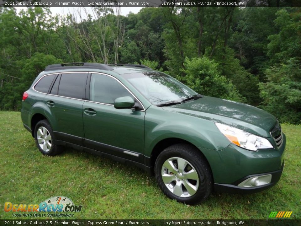 Cypress Green Pearl 2011 Subaru Outback 2.5i Premium Wagon Photo #1