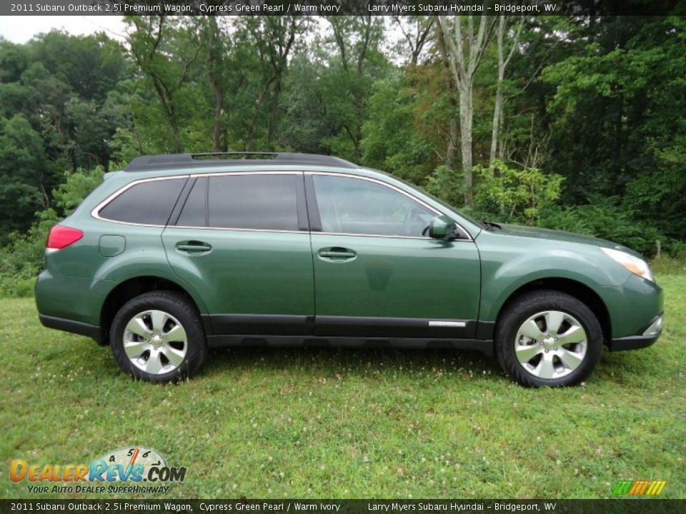 Cypress Green Pearl 2011 Subaru Outback 2.5i Premium Wagon Photo #2