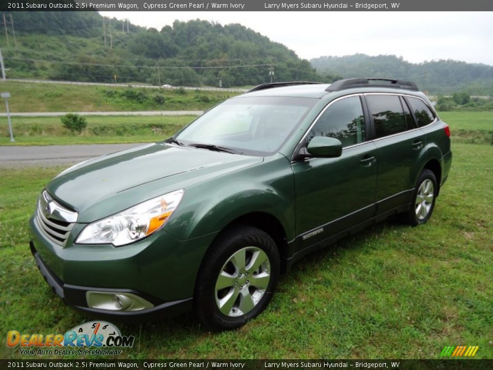 Cypress Green Pearl 2011 Subaru Outback 2.5i Premium Wagon Photo #7