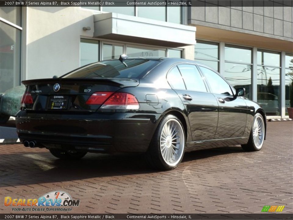 2007 BMW 7 Series Alpina B7 Black Sapphire Metallic / Black Photo #2