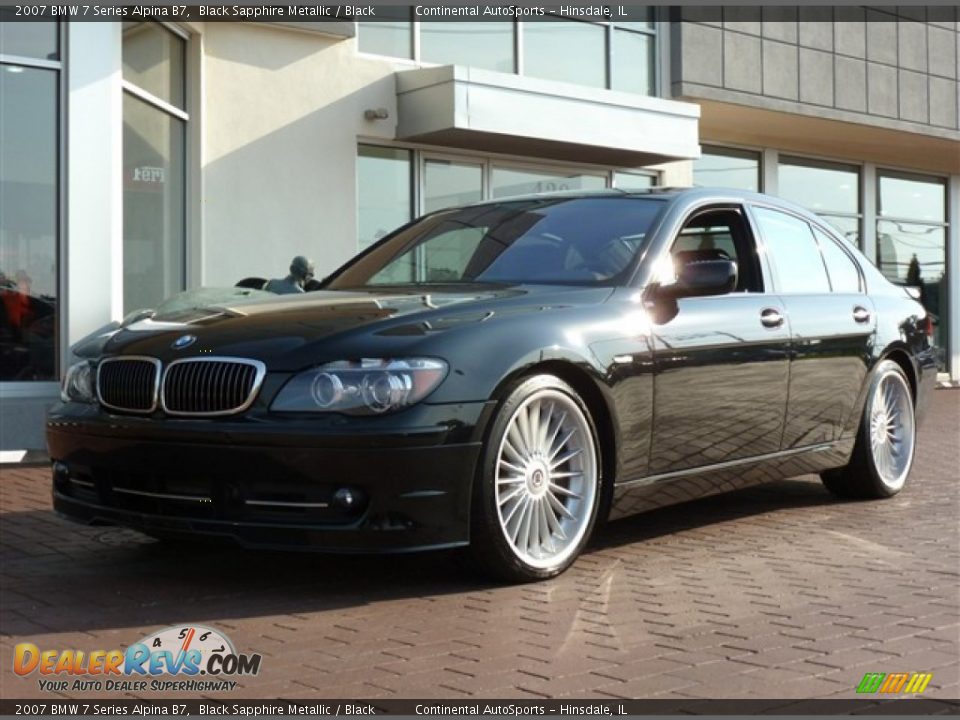 2007 BMW 7 Series Alpina B7 Black Sapphire Metallic / Black Photo #4