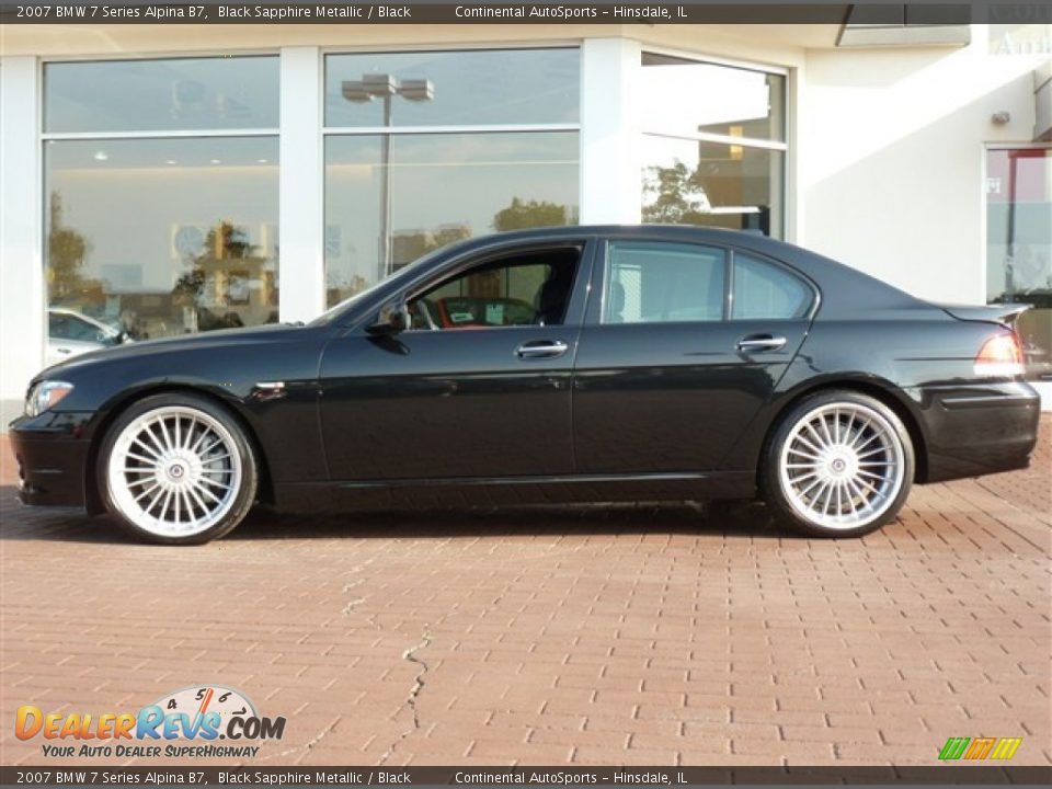 Black Sapphire Metallic 2007 BMW 7 Series Alpina B7 Photo #6