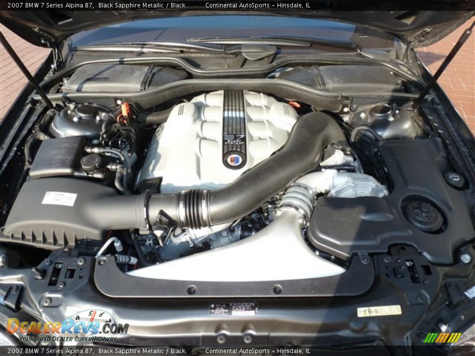 2007 BMW 7 Series Alpina B7 4.4 Liter Alpina Supercharged DOHC 32-Valve VVT V8 Engine Photo #9