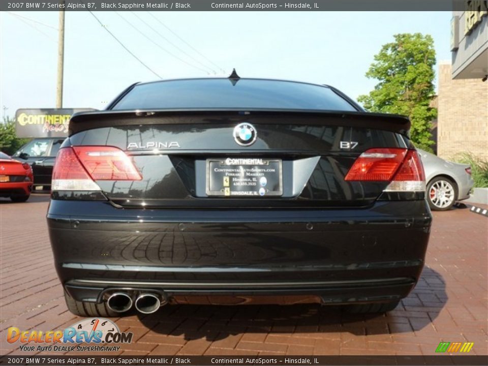 2007 BMW 7 Series Alpina B7 Black Sapphire Metallic / Black Photo #10