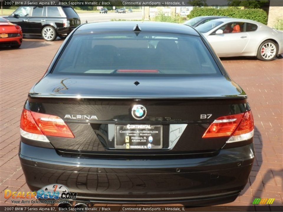 2007 BMW 7 Series Alpina B7 Black Sapphire Metallic / Black Photo #11