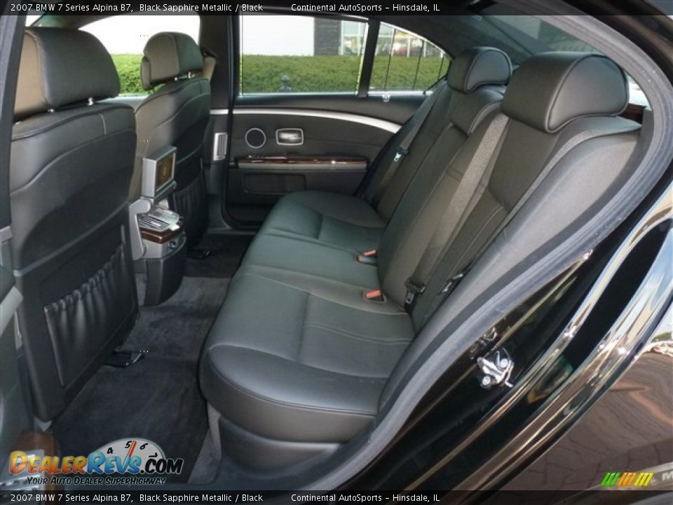 Black Interior - 2007 BMW 7 Series Alpina B7 Photo #22