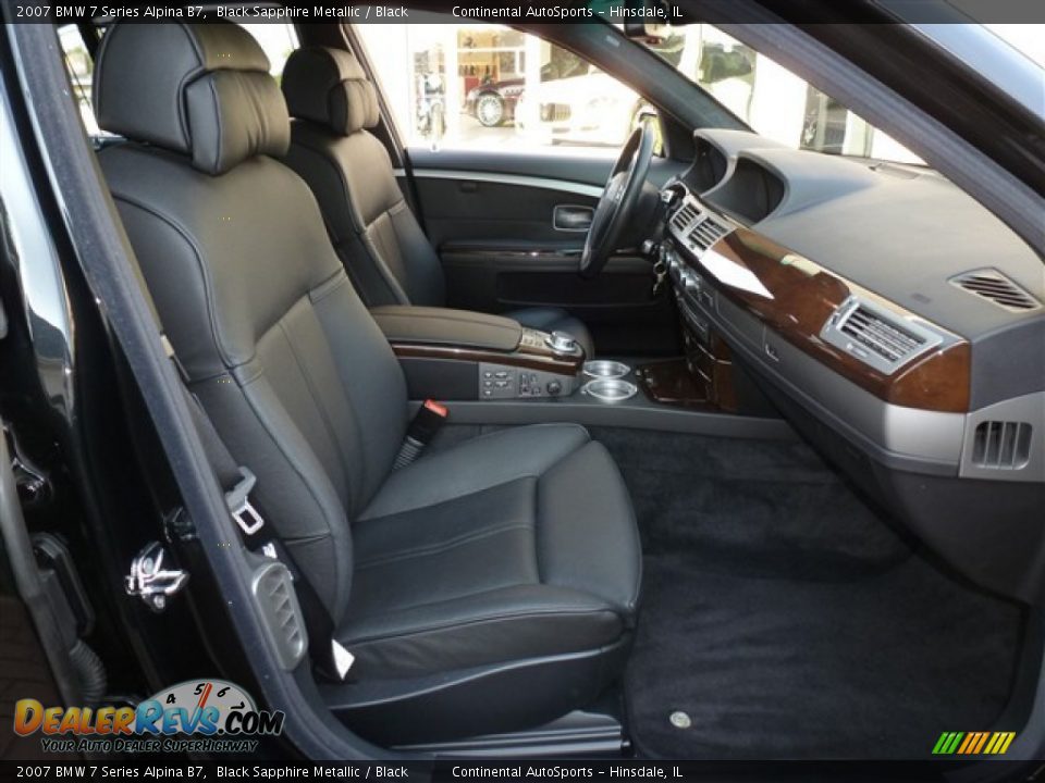 Black Interior - 2007 BMW 7 Series Alpina B7 Photo #25
