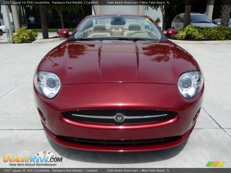 Radiance Red Metallic 2007 Jaguar XK XK8 Convertible Photo #2