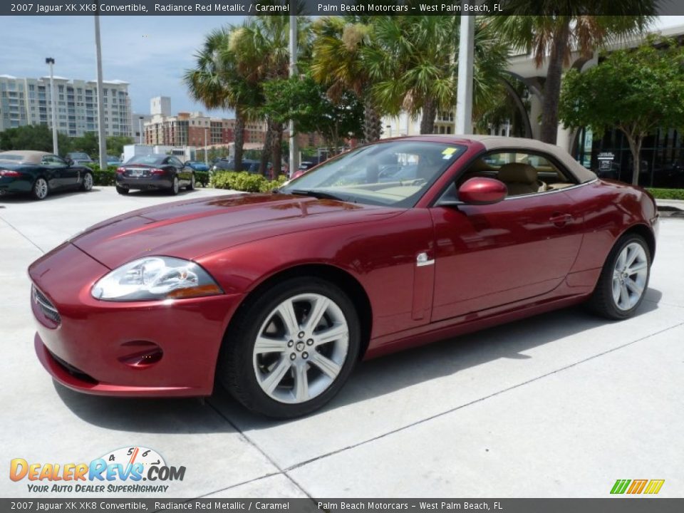 Front 3/4 View of 2007 Jaguar XK XK8 Convertible Photo #4