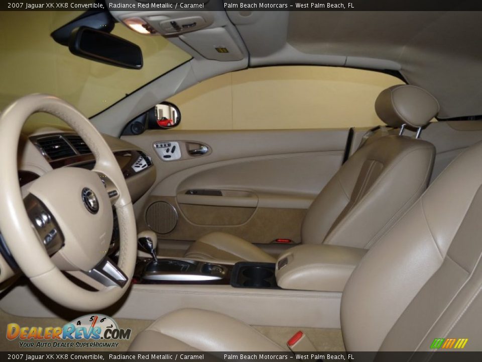 Caramel Interior - 2007 Jaguar XK XK8 Convertible Photo #19