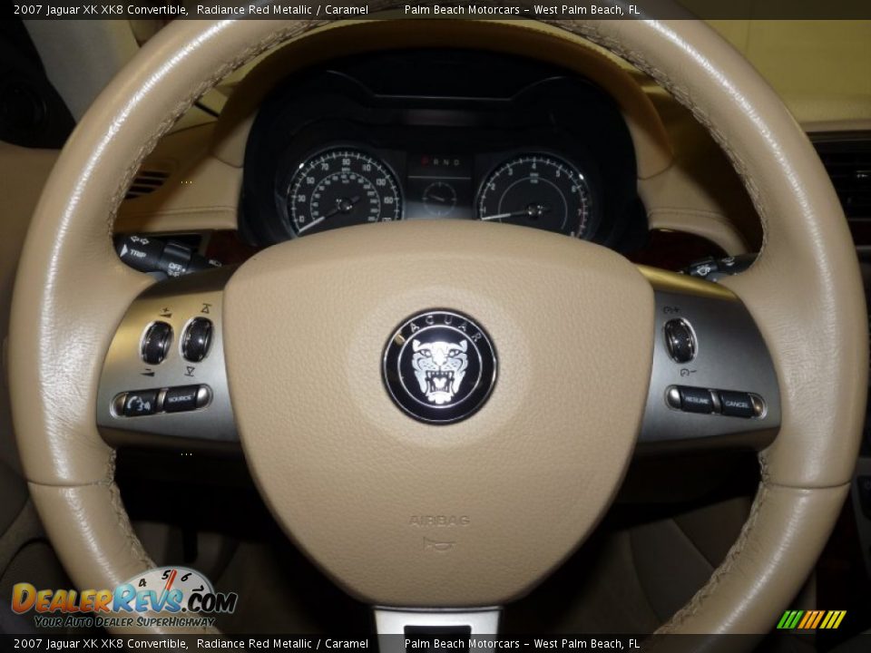 2007 Jaguar XK XK8 Convertible Steering Wheel Photo #27