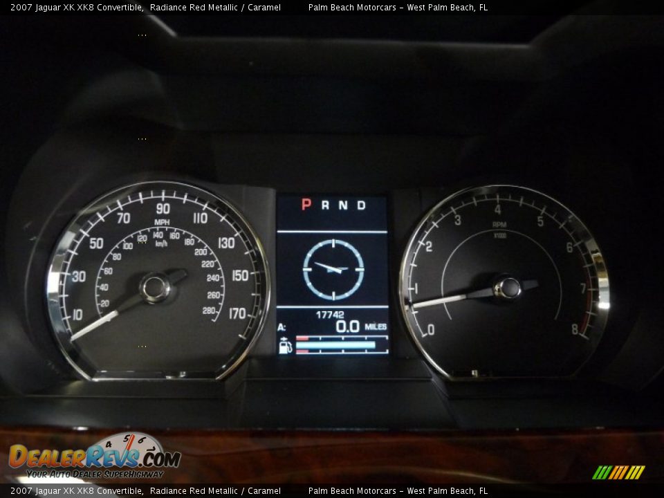 2007 Jaguar XK XK8 Convertible Gauges Photo #30