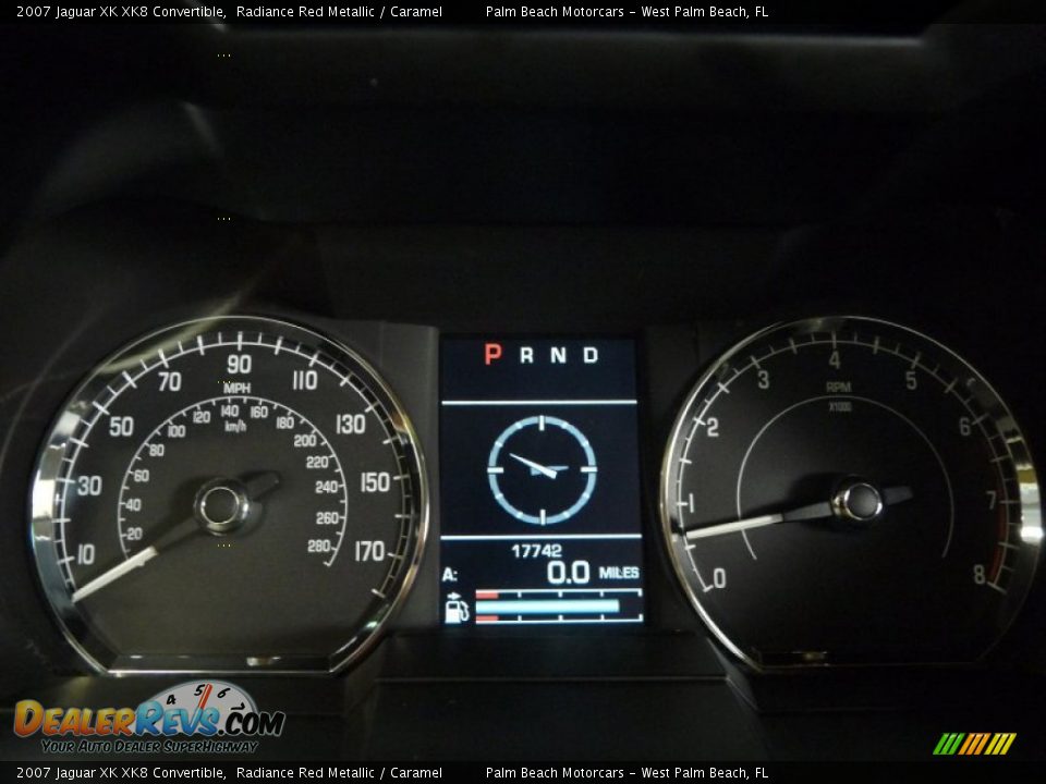 2007 Jaguar XK XK8 Convertible Gauges Photo #31