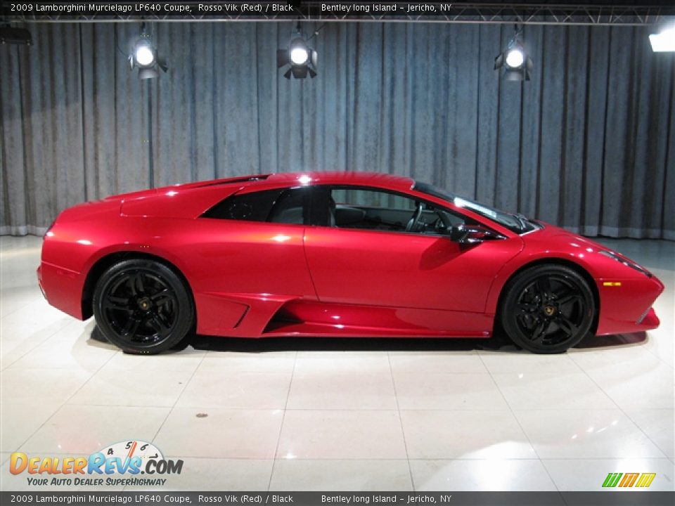 2009 Lamborghini Murcielago LP640 Coupe Rosso Vik (Red) / Black Photo #18