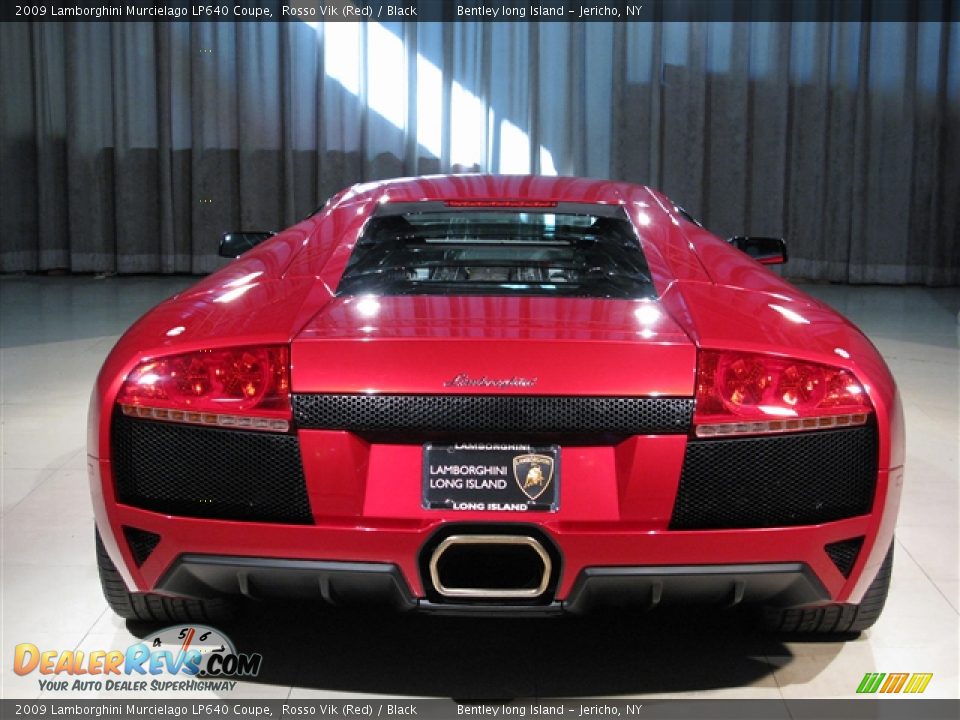 2009 Lamborghini Murcielago LP640 Coupe Rosso Vik (Red) / Black Photo #19