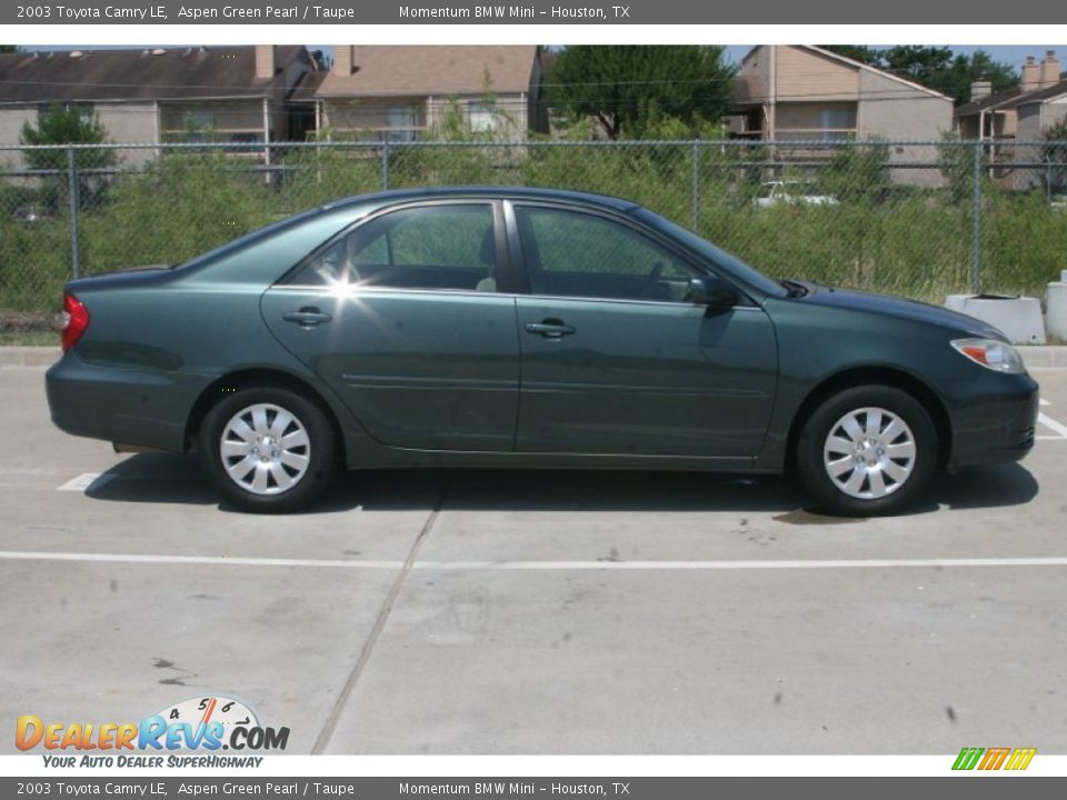 Aspen Green Pearl 2003 Toyota Camry LE Photo #5