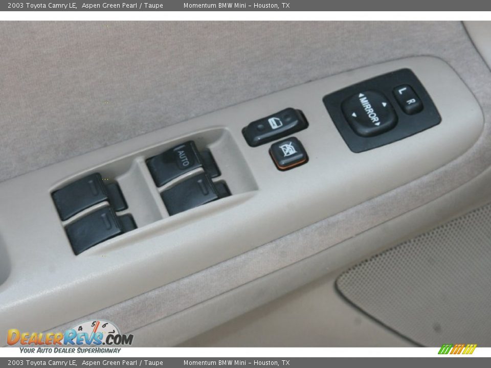 2003 Toyota Camry LE Aspen Green Pearl / Taupe Photo #18